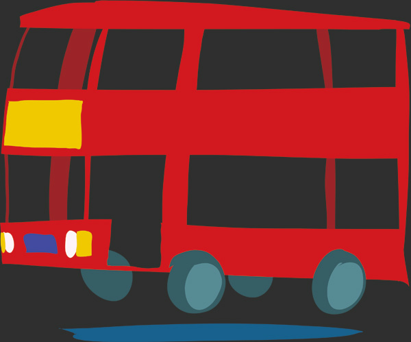 Early draft of a bus